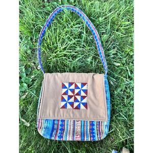 Handmade Aztec Boho Festival‎ Hobo Crossbody Satchel Bag Purse
